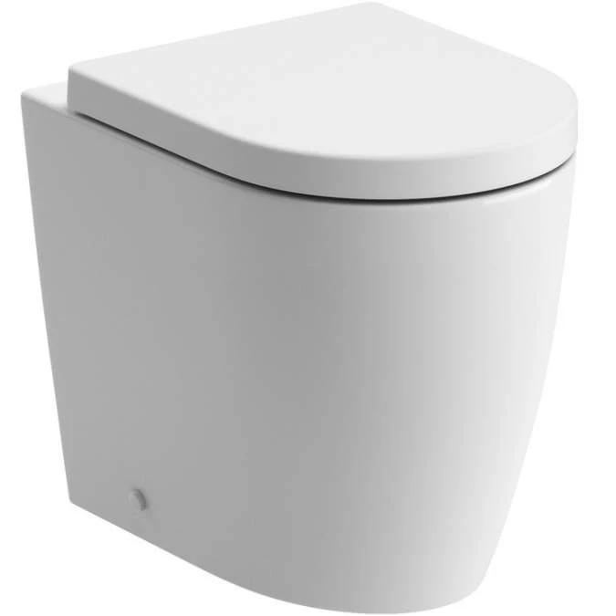Campbell Back To Wall Toilet & Soft Closed Seat 1 Campbell Back To Wall Toilet & Soft Closed Seat