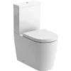 Campbell Rimless Close Coupled Fully Shrouded Toilet & Soft Closed Seat