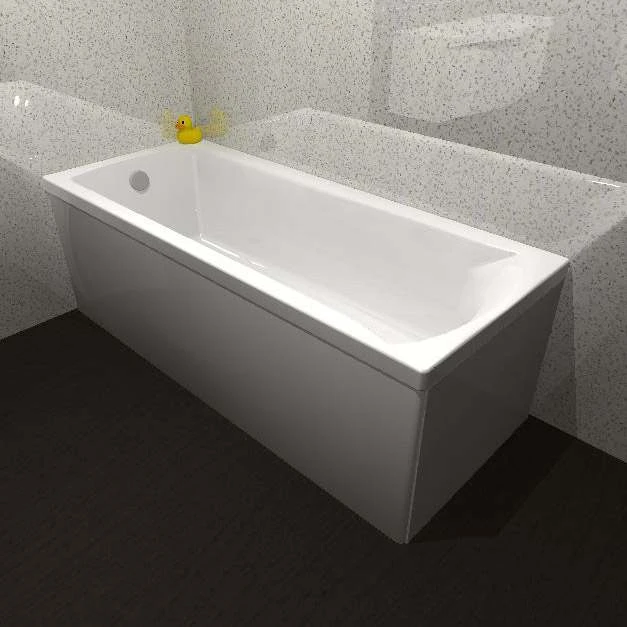 Carron Delta 1675 X 700 Single Ended Bath - 5mm 2 Carron Delta 1675 X 700 Single Ended Bath - 5mm - Image 2