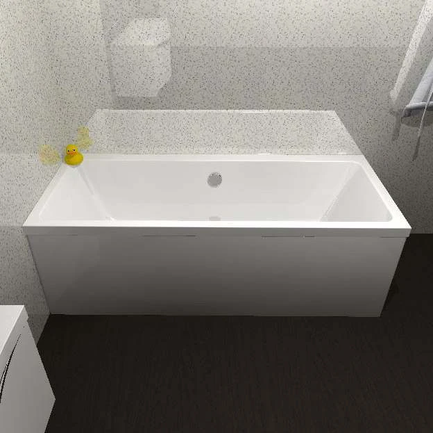 Carron Quantum Duo 1900 X 900 Double Ended Bath - 5mm 2 Carron Quantum Duo 1900 X 900 Double Ended Bath - 5mm - Image 2