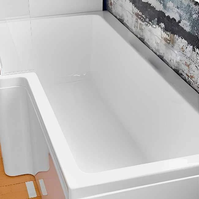 Carron Quantum 1600 X 700/850 Square Shower Bath - Carronite 4 Carron Quantum 1600 X 700/850 Square Shower Bath - Carronite - Image 4