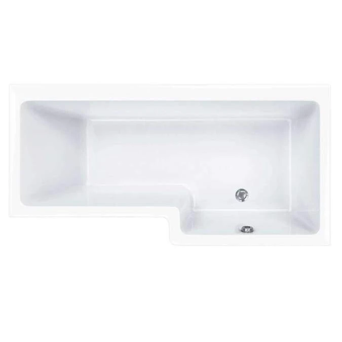 Carron Quantum 1600 X 700/850 Square Shower Bath - Carronite 2 Carron Quantum 1600 X 700/850 Square Shower Bath - Carronite - Image 2