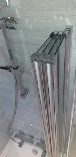 Four Fold Bath Screen - 1450 X 886mm - Cleargreen -Home Bathroom cleargreen bs5 2