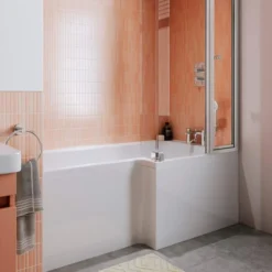 ClearGreen Ecosquare 1700 X 700/850mm Shower Reinforced Bath 12 ClearGreen Ecosquare 1700 X 700/850mm Shower Reinforced Bath -Home Bathroom ecosquare 2