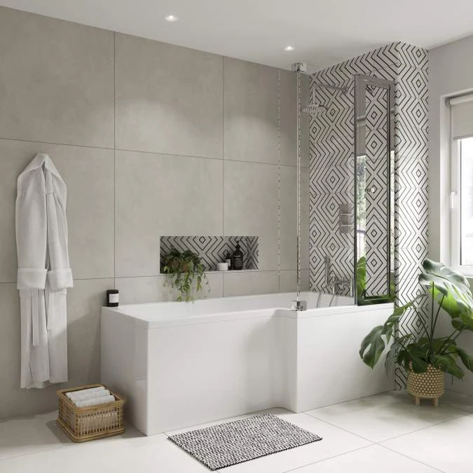 ClearGreen Ecosquare 1700 X 700/850mm Shower Reinforced Bath 7 ClearGreen Ecosquare 1700 X 700/850mm Shower Reinforced Bath - Image 7