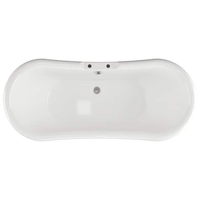 Gressingham 1760mm Freestanding Boat Bath - White 3 Gressingham 1760mm Freestanding Boat Bath - White - Image 3