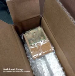 HaLite Gloss White 700mm Bath End Panel - Waterproof & Solid 8 HaLite Gloss White 700mm Bath End Panel - Waterproof & Solid -Home Bathroom halite fixings 1