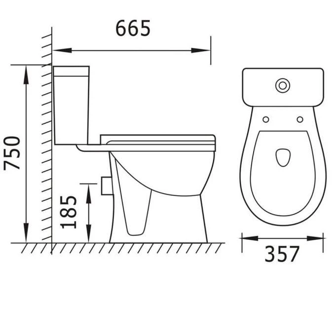 Kartell Proton Rimless Toilet With Soft Close Seat 3 Kartell Proton Rimless Toilet With Soft Close Seat - Image 3