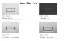 VitrA WC Frame Slim 1120 X 80mm For Stud Walls -Home Bathroom loop r Vitra 3