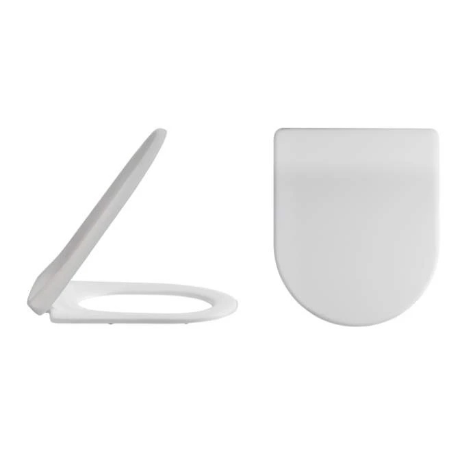 Luxury D-Shaped Soft Close Toilet Seat - Quick Release - NTS004 - Nuie 2 Luxury D-Shaped Soft Close Toilet Seat - Quick Release - NTS004 - Nuie - Image 2