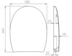 Luxury Soft Close Toilet Seat - Quick Release - NTS006 - Nuie 7 Luxury Soft Close Toilet Seat - Quick Release - NTS006 - Nuie -Home Bathroom nts006 ceramics v1 ld1