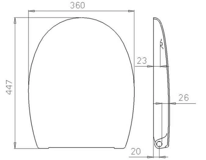 Luxury Soft Close Toilet Seat - Quick Release - NTS006 - Nuie 4 Luxury Soft Close Toilet Seat - Quick Release - NTS006 - Nuie - Image 4