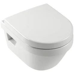 Villeroy & Boch Architectura Compact Round Wall Mounted Toilet Bundle -Home Bathroom pic 4687R001 9M66S2 S