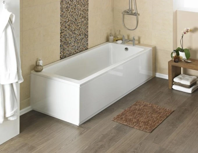 Linton Square 1800 X 800mm Single Ended Bath 2 Linton Square 1800 X 800mm Single Ended Bath - Image 2