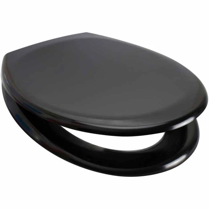 Rainbow Soft Closing Toilet Seat In Black - 84490 - Euroshowers 1 Rainbow Soft Closing Toilet Seat In Black - 84490 - Euroshowers