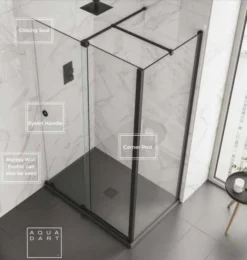 Rolla 8 1600mm Frameless Sliding Door Corner Enclosure 11 Rolla 8 1600mm Frameless Sliding Door Corner Enclosure -Home Bathroom rolla8 image 6