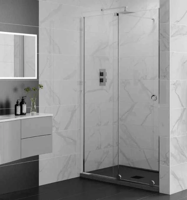 Rolla 8 1400mm Recess Frameless Sliding Shower Door 1 Rolla 8 1400mm Recess Frameless Sliding Shower Door