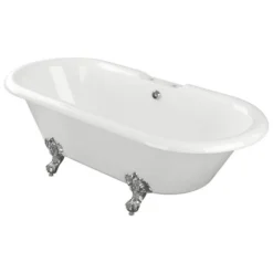Runner Traditional 1690mm Roll Top Bath Chrome Feet