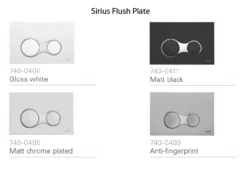 VitrA 750/1080mm Reduced Height Wall Hung Toilet Frame -Home Bathroom sirius vitra flush plate 2
