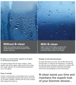 Sommer8 1200mm Sliding Shower Door 7 Sommer8 1200mm Sliding Shower Door -Home Bathroom sommer b clean image 1 2