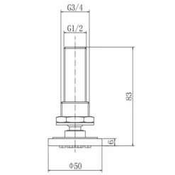 Niagara Round Chrome Body Jets 5 Niagara Round Chrome Body Jets -Home Bathroom wEquate 9335 Sizes