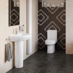 Whistle Closed Coupled Toilet & Soft Close Seat -Home Bathroom whistle lifestyle 2