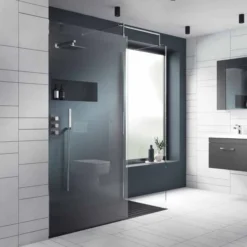 760mm Walk In Shower Screen - Nuie